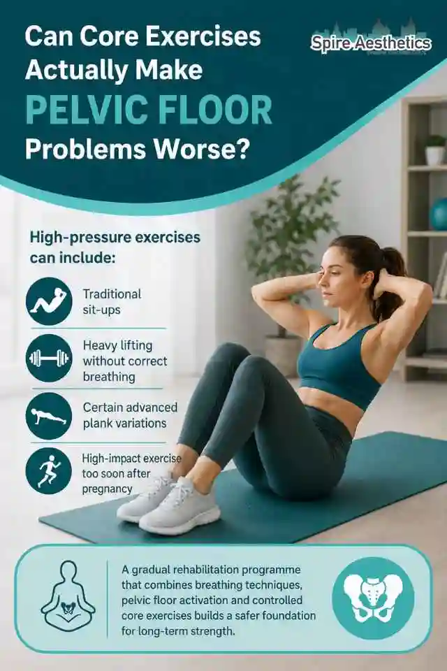 Can Strengthening Your Core Alone Actually Make Pelvic Floor Problems Worse Addlestone?